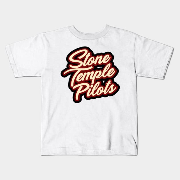 Stone Pilots Kids T-Shirt by AuliaOlivia